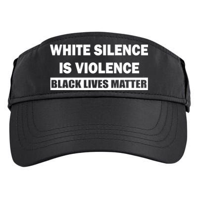 White Silence Is Violence Adult Drive Performance Visor