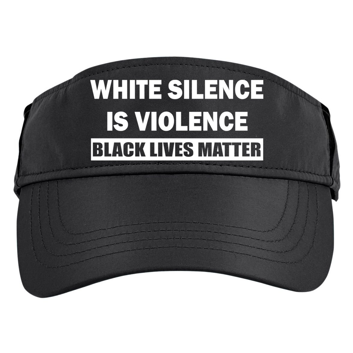 White Silence Is Violence Adult Drive Performance Visor
