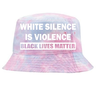 White Silence Is Violence Tie-Dyed Bucket Hat