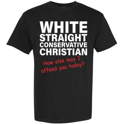 White Straight Conservative Christian Garment-Dyed Heavyweight T-Shirt