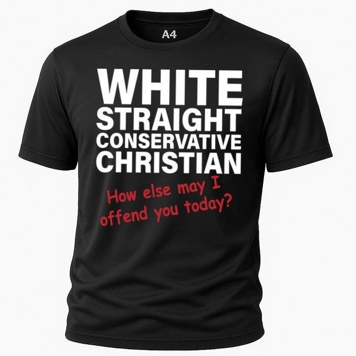 White Straight Conservative Christian Cooling Performance Crew T-Shirt