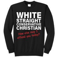White Straight Conservative Christian Sweatshirt
