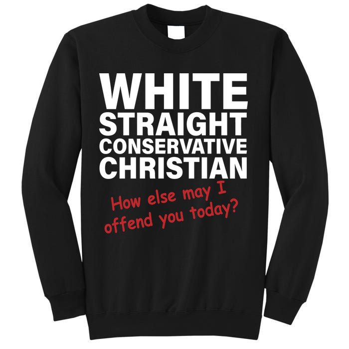 White Straight Conservative Christian Sweatshirt