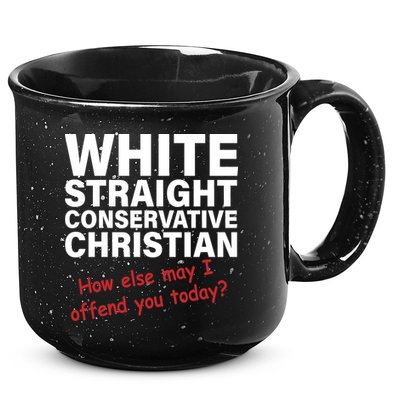 White Straight Conservative Christian 15oz Campfire Ceramic Mug