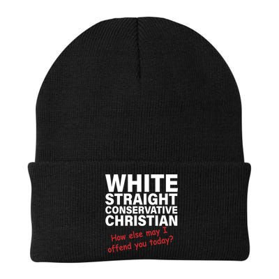 White Straight Conservative Christian Beanie