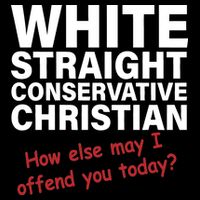 White Straight Conservative Christian 16 in Basic Backpack