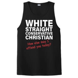 White Straight Conservative Christian PosiCharge Competitor Tank