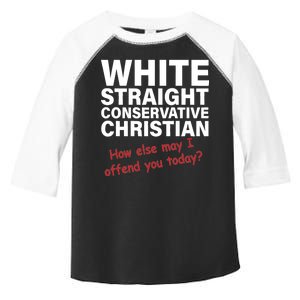 White Straight Conservative Christian Toddler Fine Jersey T-Shirt