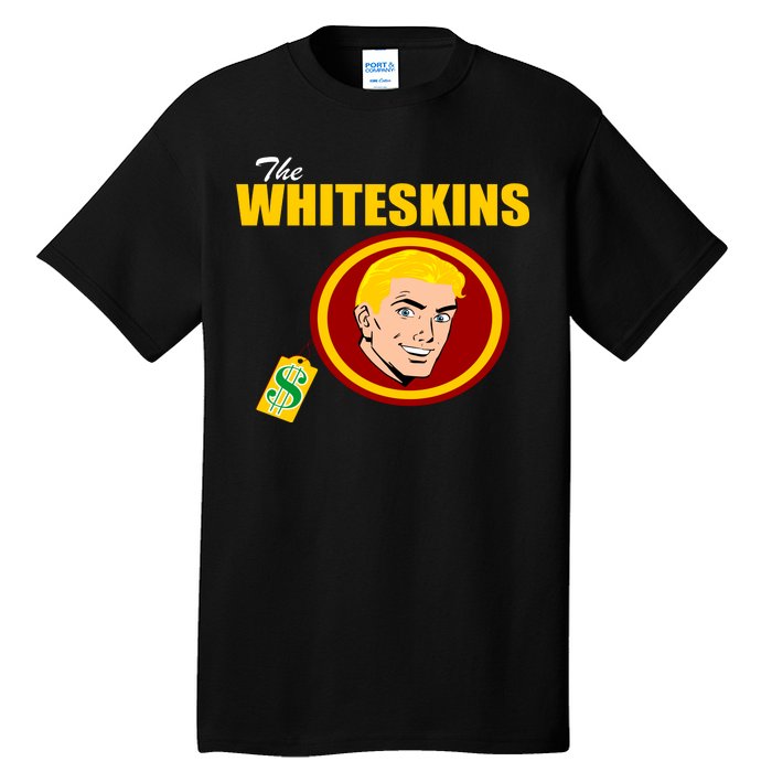 Whiteskins Football Native American Indian Tall T-Shirt