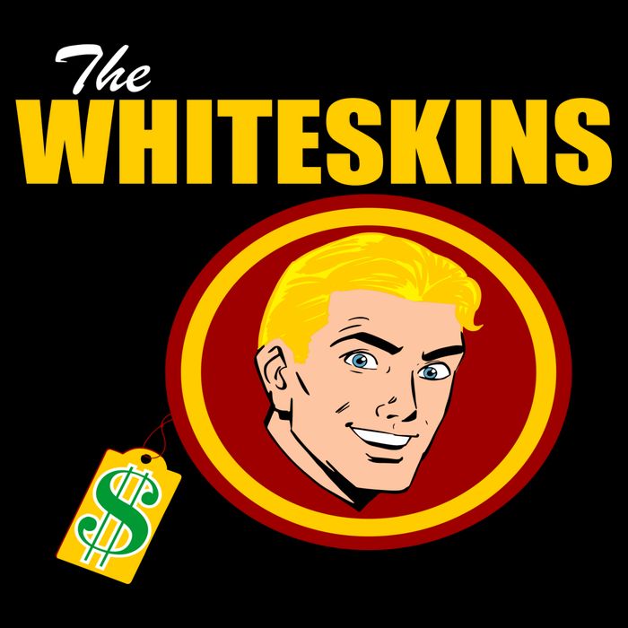 Whiteskins Football Native American Indian Button