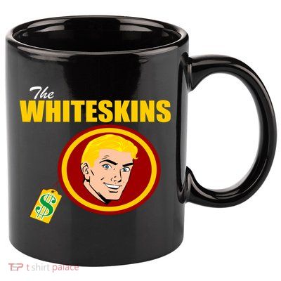 Whiteskins Football Native American Indian 11oz C Handle Ceramic Mug