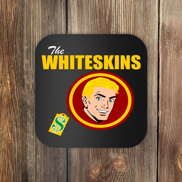 Whiteskins Football Native American Indian Coaster