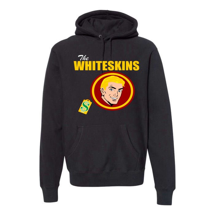 Whiteskins Football Native American Indian Premium Hoodie