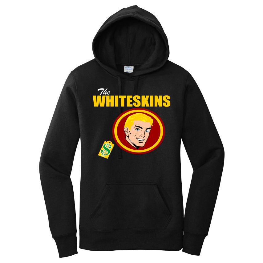 Whiteskins Football Native American Indian Women's Pullover Hoodie