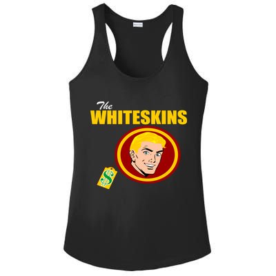 Whiteskins Football Native American Indian Ladies PosiCharge Competitor Racerback Tank