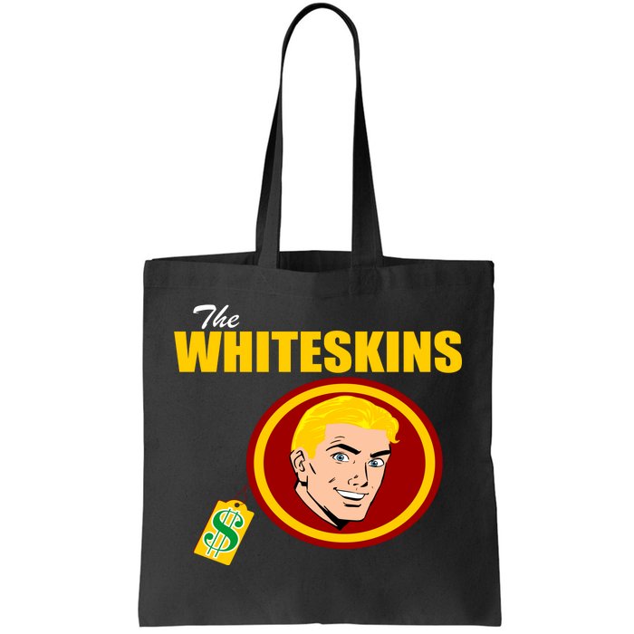 Whiteskins Football Native American Indian Tote Bag