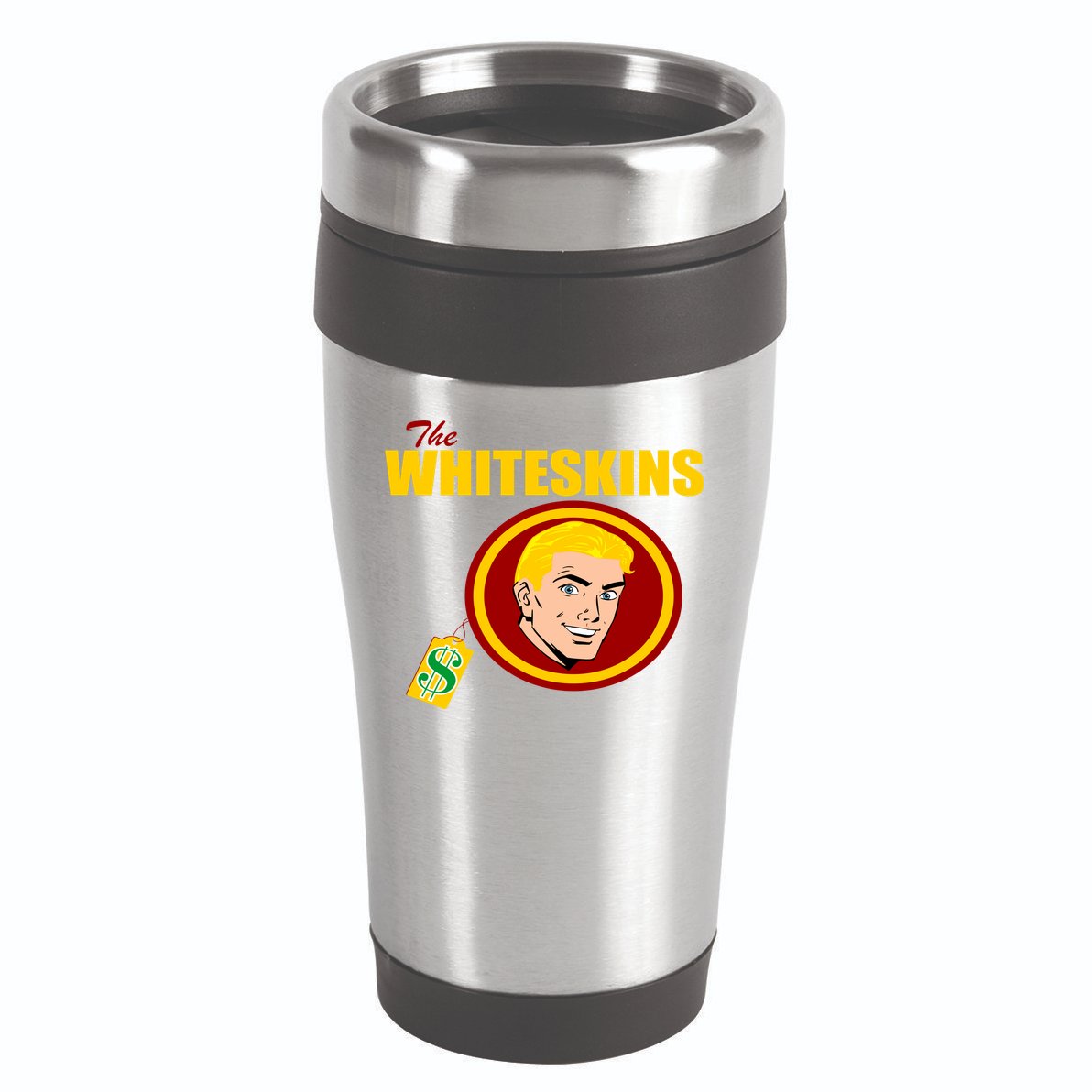 Whiteskins Football Native American Indian 16oz Travel Tumbler