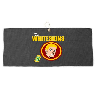 Whiteskins Football Native American Indian Large Microfiber Waffle Golf Towel