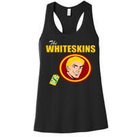 Whiteskins Football Native American Indian Women's Racerback Tank