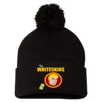 Whiteskins Football Native American Indian Pom Pom 12in Knit Beanie