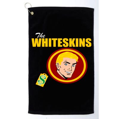 Whiteskins Football Native American Indian Platinum Collection Golf Towel