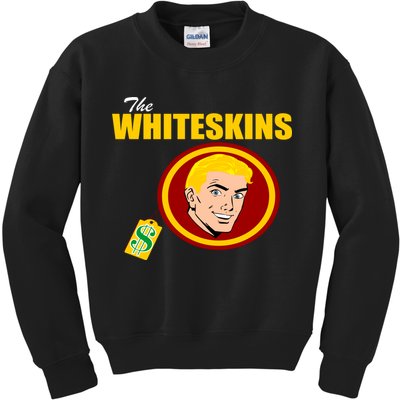 Whiteskins Football Native American Indian Kids Sweatshirt