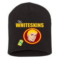 Whiteskins Football Native American Indian Short Acrylic Beanie