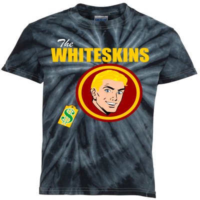 Whiteskins Football Native American Indian Kids Tie-Dye T-Shirt