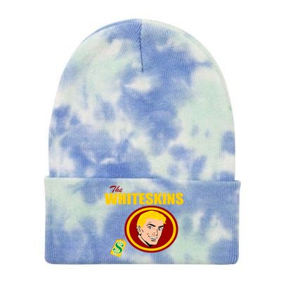 Whiteskins Football Native American Indian Tie Dye 12in Knit Beanie