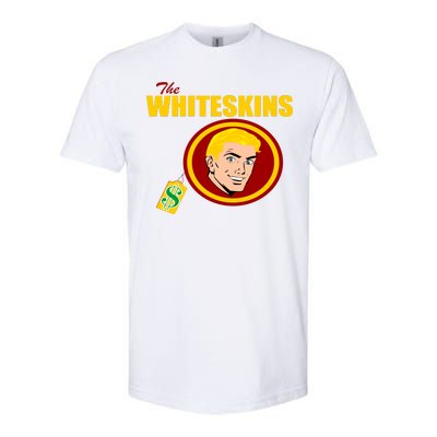 Whiteskins Football Native American Indian Softstyle CVC T-Shirt