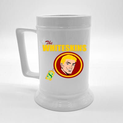 Whiteskins Football Native American Indian Beer Stein