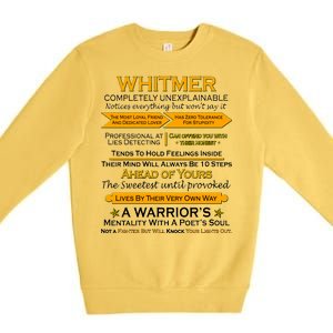 Whitmer Completely Unexplainable Premium Crewneck Sweatshirt