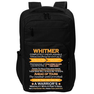 Whitmer Completely Unexplainable Impact Tech Backpack