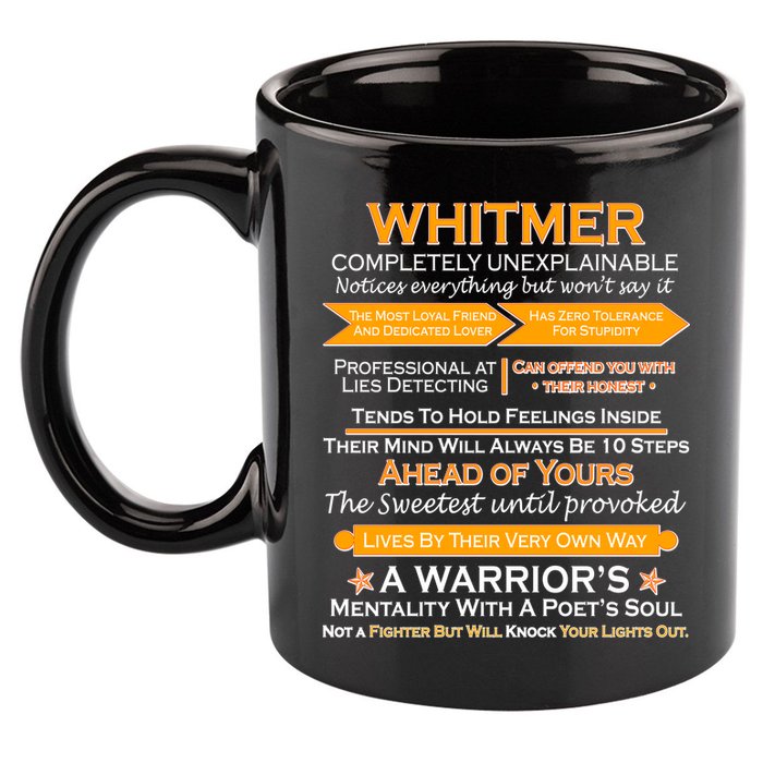 Whitmer Completely Unexplainable 11oz C Handle Ceramic Mug