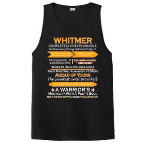 Whitmer Completely Unexplainable PosiCharge Competitor Tank