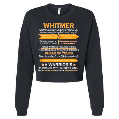 Whitmer Completely Unexplainable Cropped Pullover Crew