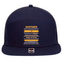 Whitmer Completely Unexplainable 7 Panel Mesh Trucker Snapback Hat