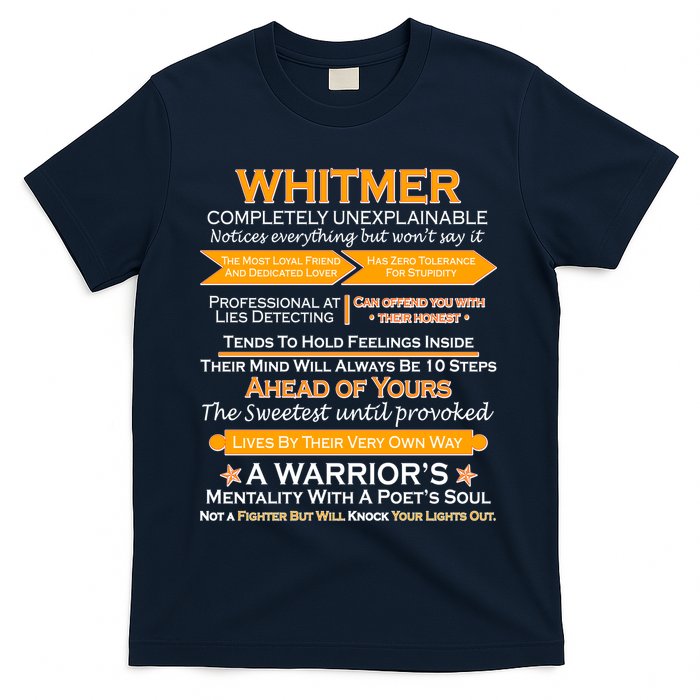 Whitmer Completely Unexplainable T-Shirt