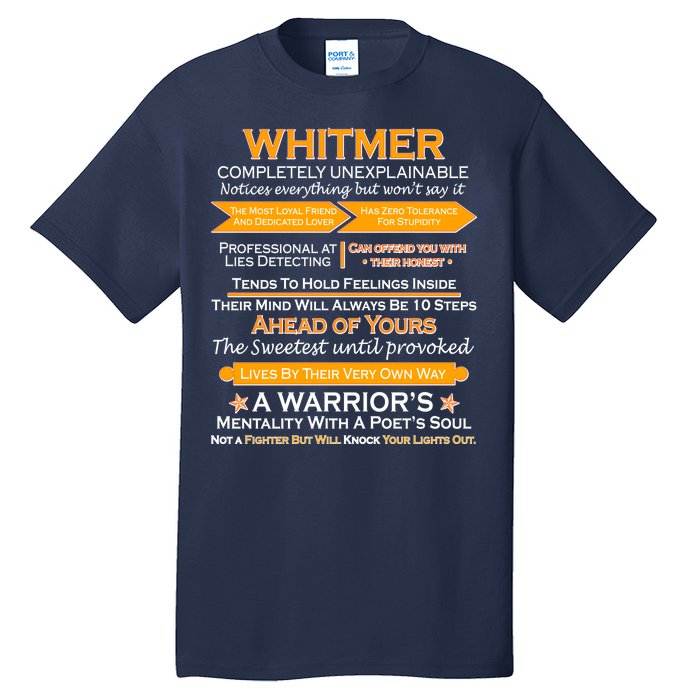 Whitmer Completely Unexplainable Tall T-Shirt