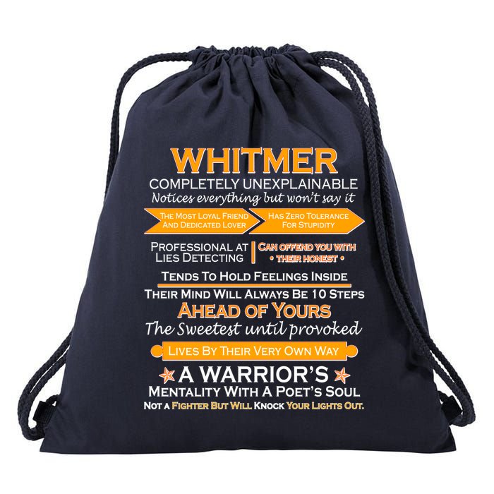 Whitmer Completely Unexplainable Drawstring Bag
