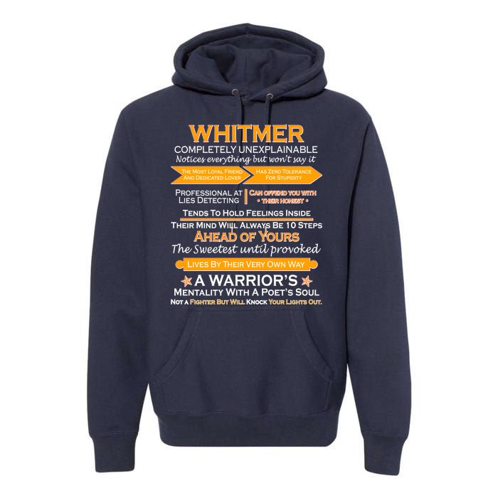 Whitmer Completely Unexplainable Premium Hoodie