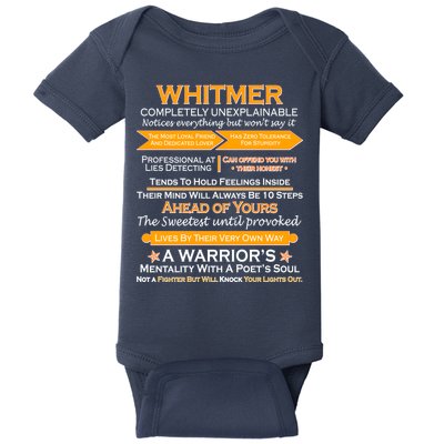 Whitmer Completely Unexplainable Baby Bodysuit