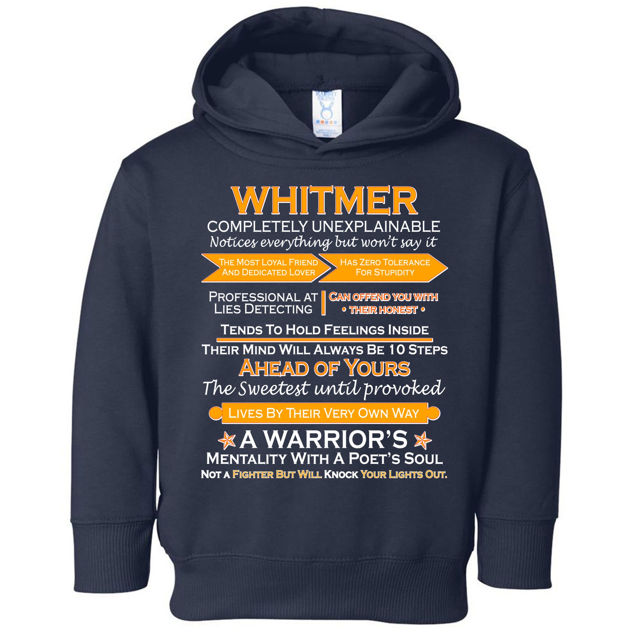 Whitmer Completely Unexplainable Toddler Hoodie