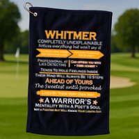 Whitmer Completely Unexplainable Golf Towel