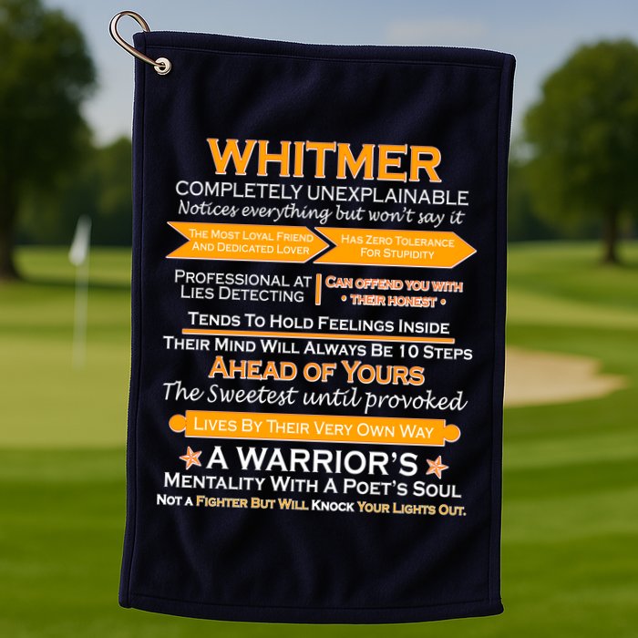 Whitmer Completely Unexplainable Golf Towel