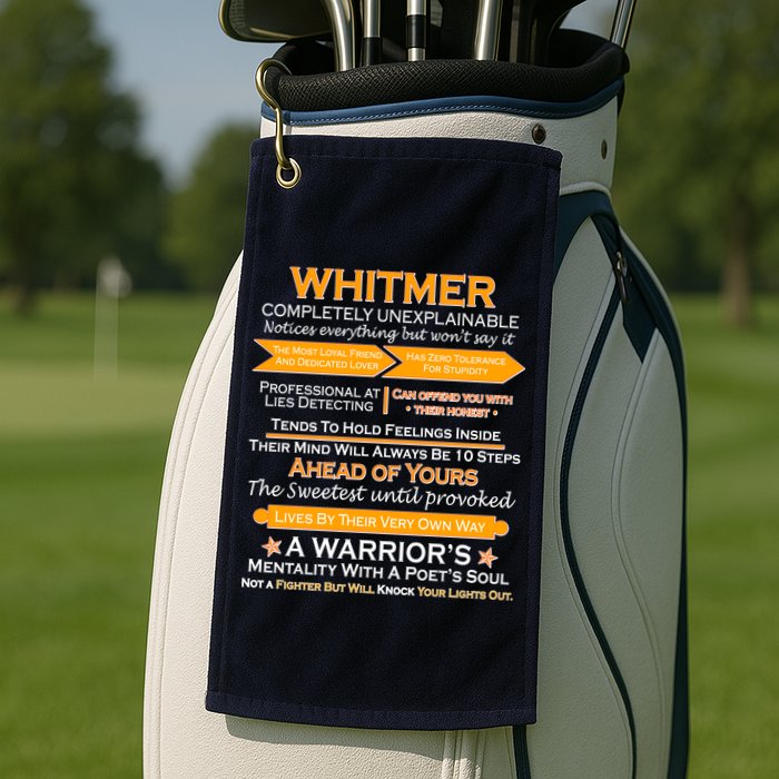 Whitmer Completely Unexplainable Golf Towel