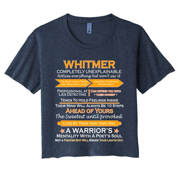 Whitmer Completely Unexplainable Crop Top