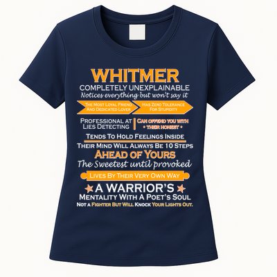 Whitmer Completely Unexplainable Womens T-Shirt