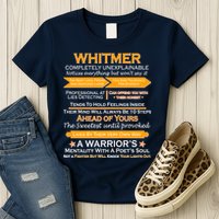 Whitmer Completely Unexplainable Womens T-Shirt