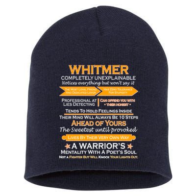 Whitmer Completely Unexplainable Short Acrylic Beanie